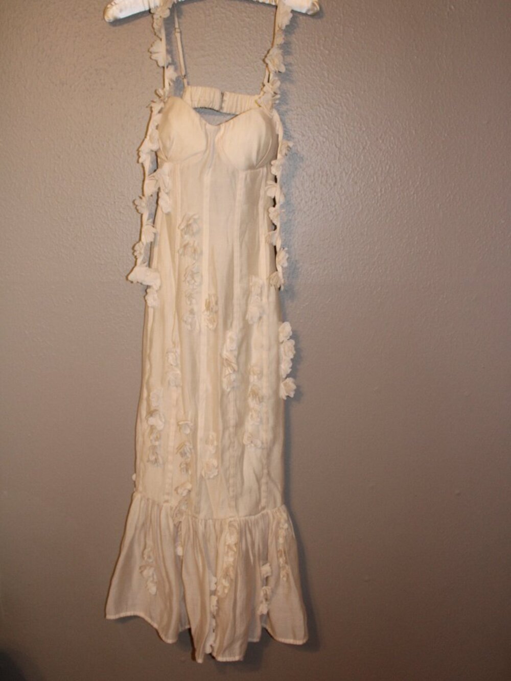 Bridal Floral Midi Dress - Picture 6 of 8